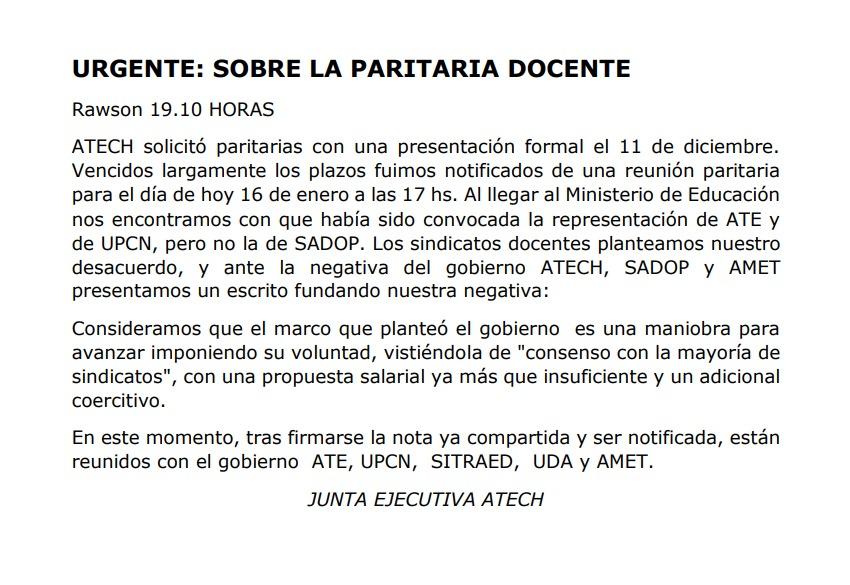 Paritaria Enero 2024